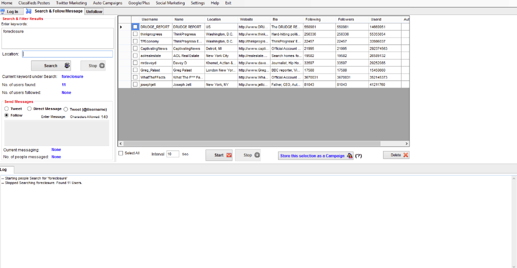 各种搜刮营销集一身的软件